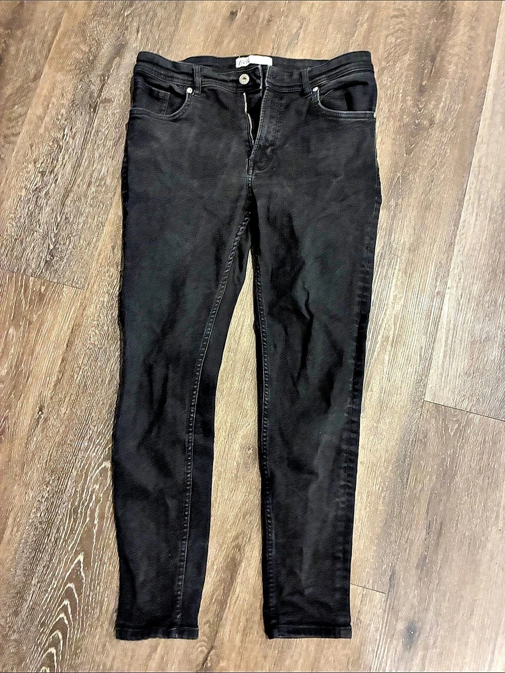 Zara Skinny Jeans in Black Size Medium (32)